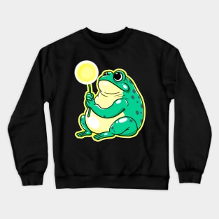 Dandelion chubby frog Crewneck Sweatshirt